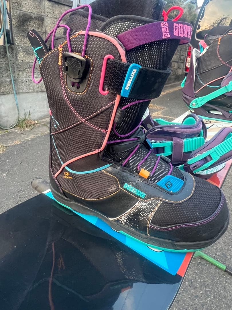 女性、グラトリに最適‼︎BOUNDの板とビンディング、ブーツのセット