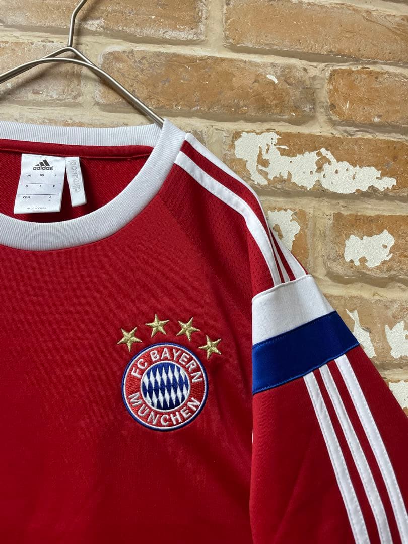 adidas アディダス　バイエルン　ロンT ユニフォーム　サッカーシャツ