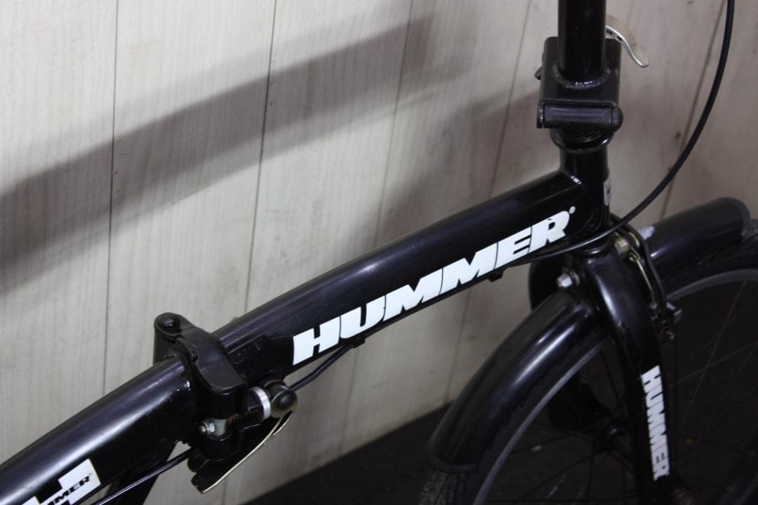 HUMMER 20インチ シマノ６速 BLACK 折り畳み自転車