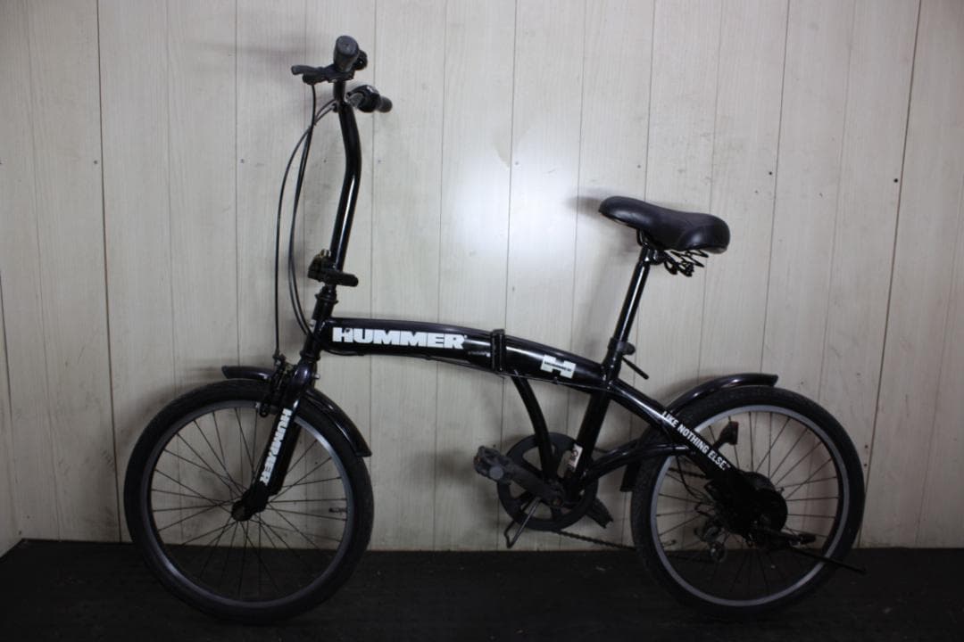 HUMMER 20インチ シマノ６速 BLACK 折り畳み自転車