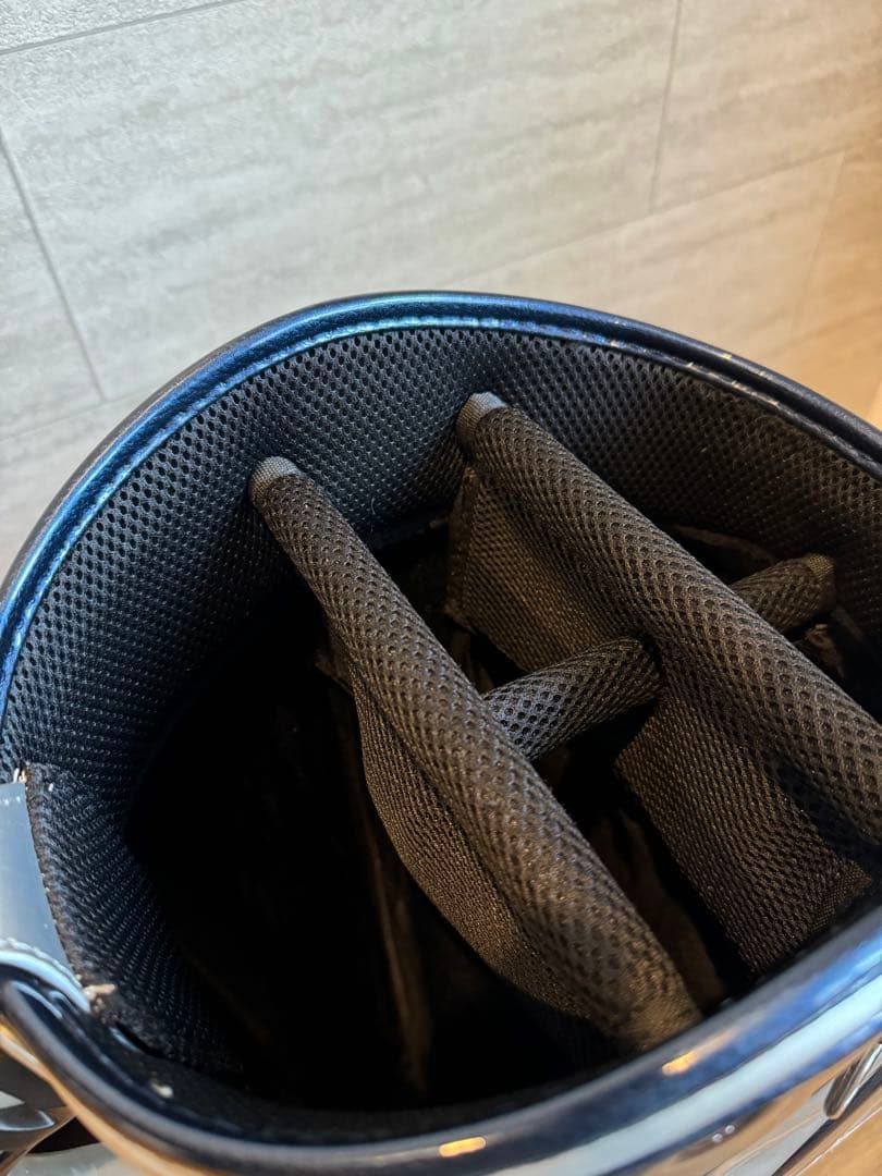 LEXUS ゴルフキャディバッグ ネイビー/シルバー