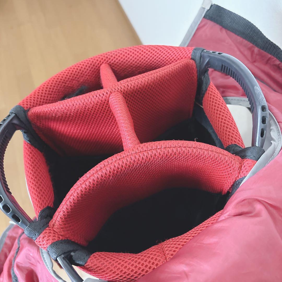 K417 onoff ライトグレー ハンドル付き キャディバッグ