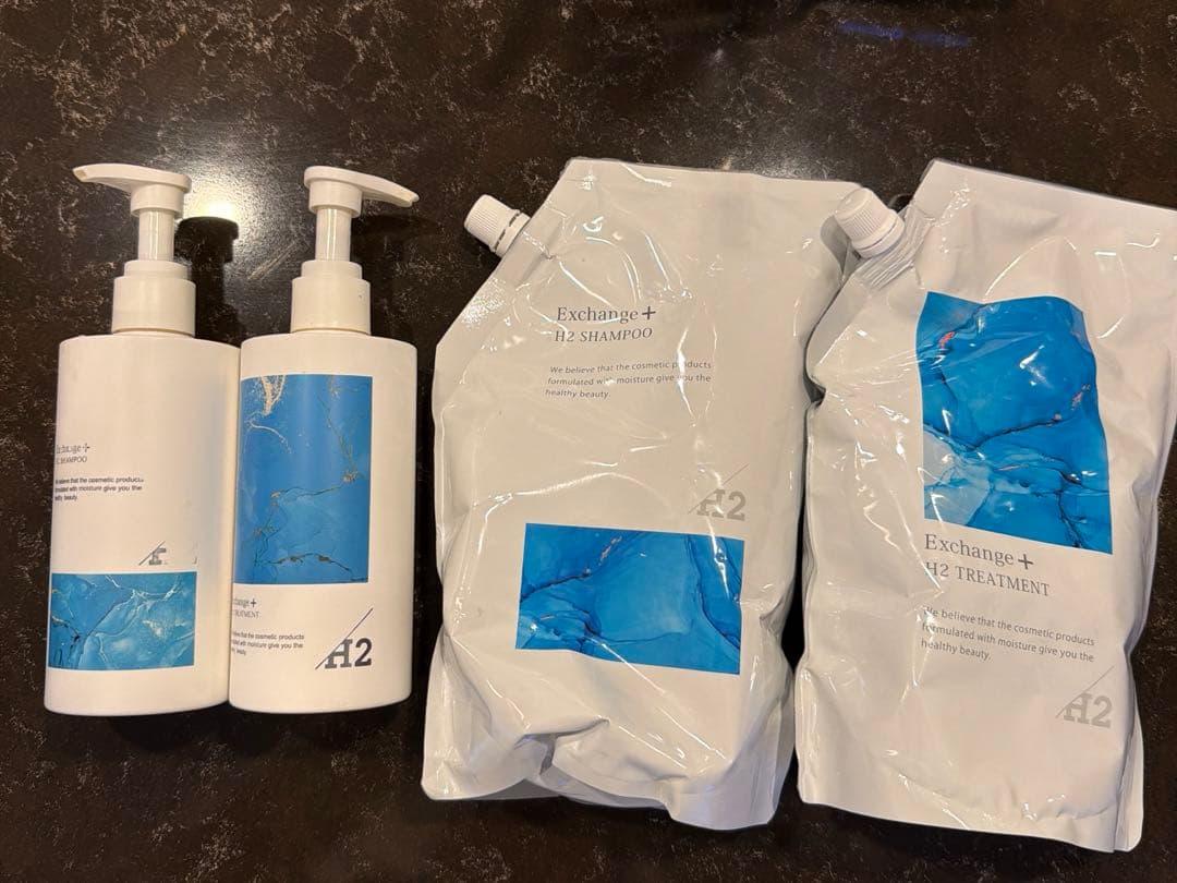 エクスチェンジ プラスH2 詰め替え1,000mlセット本体300mlセット