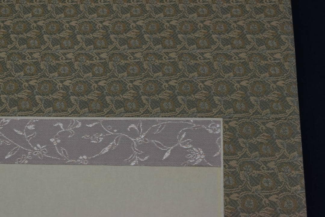 【真作】川口栖香/名花十二客図/四季花図/掛軸/名家伝来/AA-283