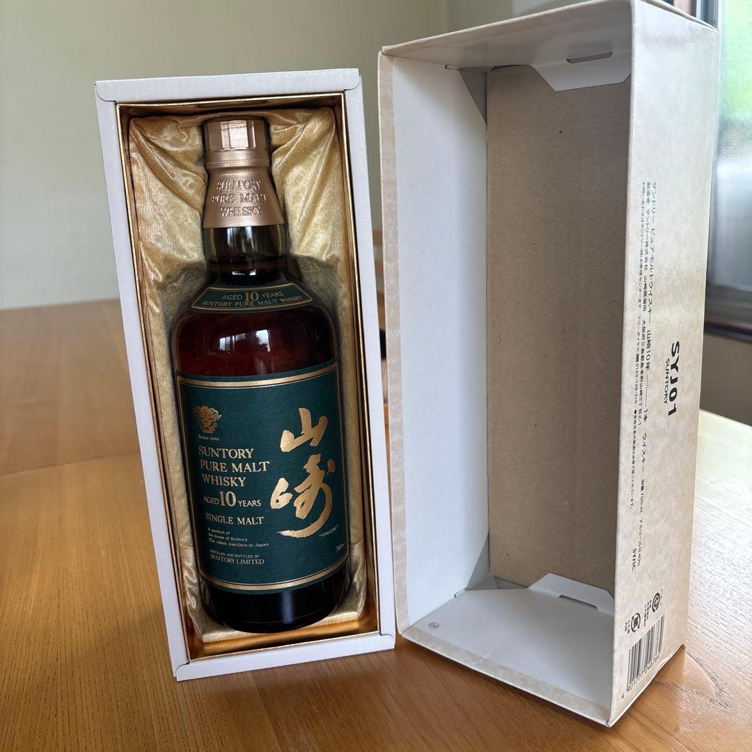 希少/未開栓 サントリー山崎10年グリーンラベル 700ml ウイスキー