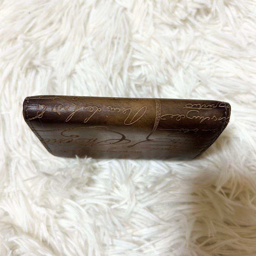 【美品】ベルルッティ カリグラフィ ベネチアンレザー カードケース 名刺入れ