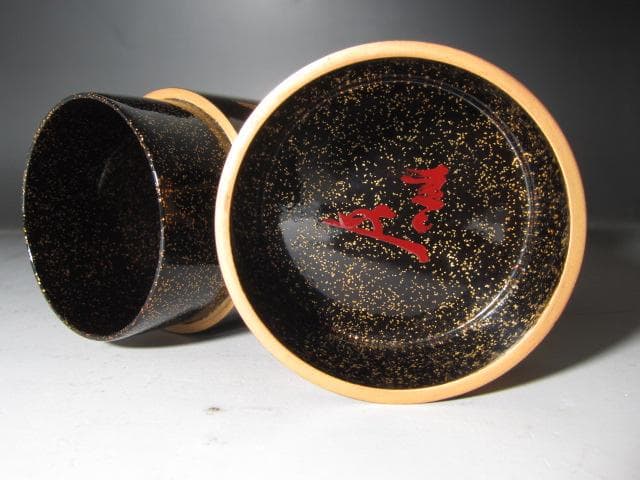 ★　中村宗哲　桐蒔絵　中次　裏千家　十一代　玄々斎の花押がございます★x491