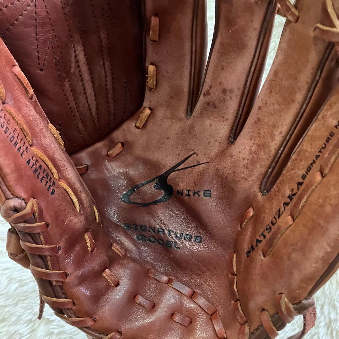 【希少★松阪大輔モデル】ナイキ 軟式 投手 グローブ ピッチャー グラブ