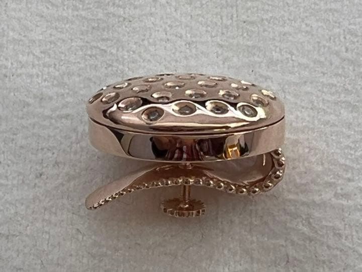 金が高い今❗️ゴルフマーカー K10PGダイヤモンド0.38ctワンオフ