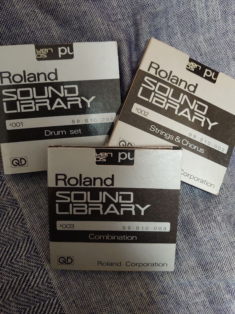 ローランドサウンドライブラリ音源 3点セット