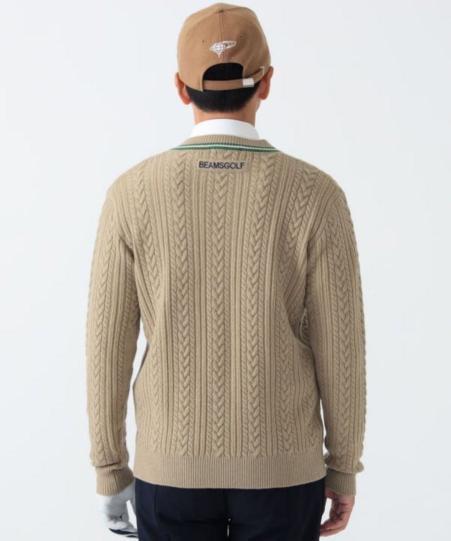 新品★BEAMS GOLF PURPLE LABEL / チルデンニットＸＬ