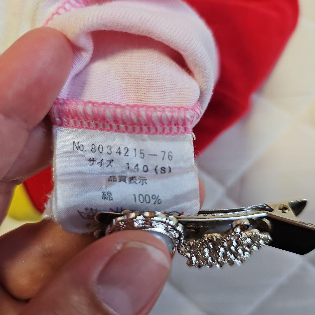 美品 メゾピアノ 140 平成レトロ 半袖Tシャツ ベリエ クッキング柄 Y2K