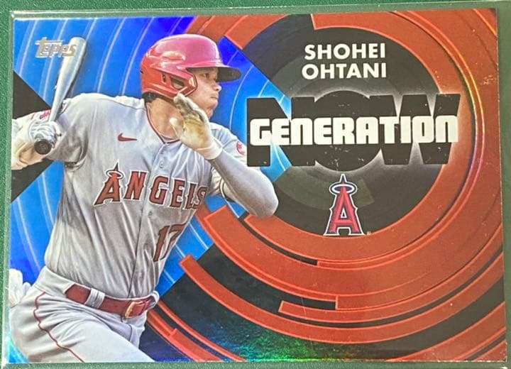 大谷翔平Topps Series 1 Blue Parallel 1:1393