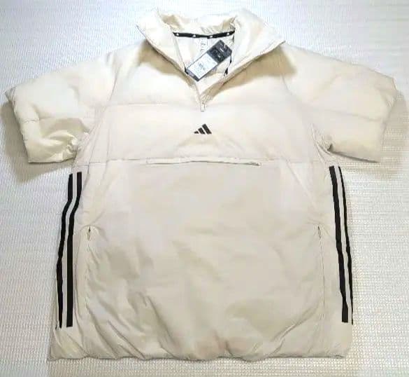 adidas GOLF アノラック半袖ダウンジャケット