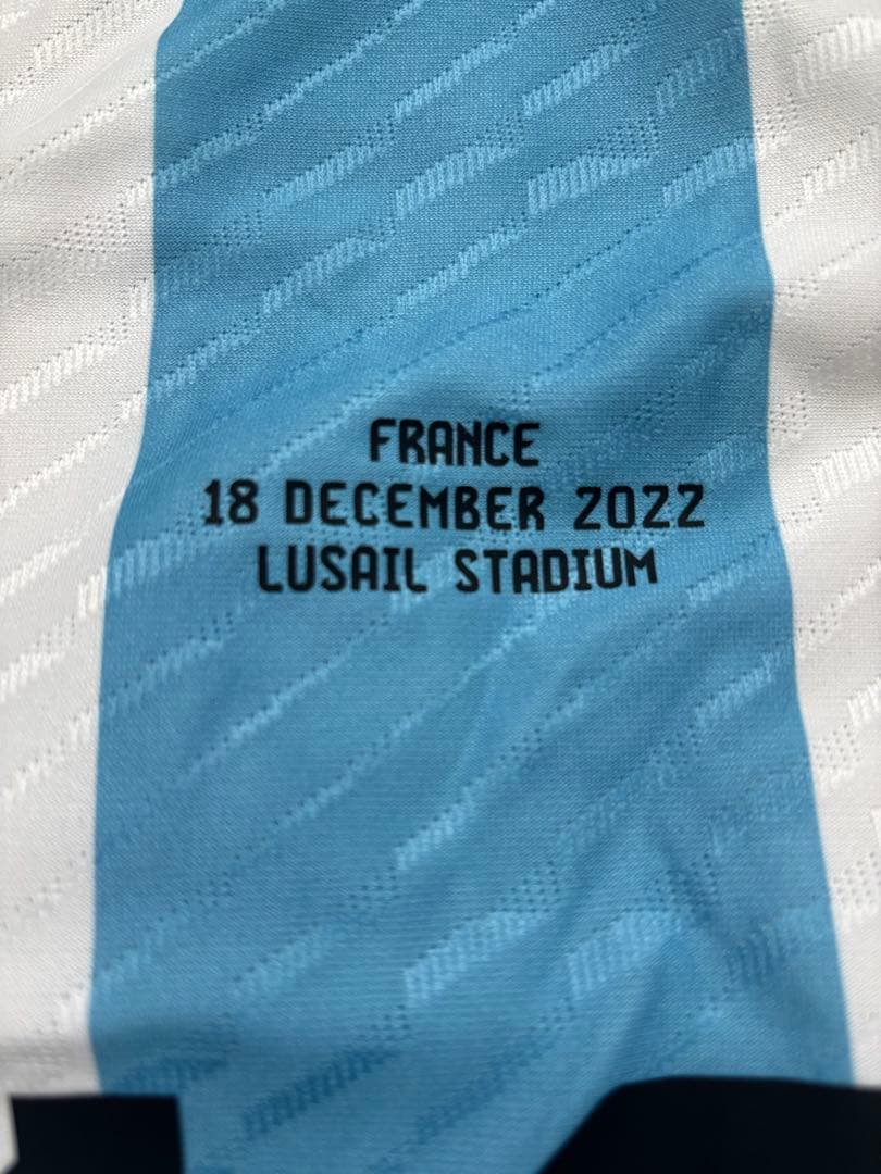 国内正規メッシ 2022カタールW杯 アルゼンチン　オーセンティックユニフォーム