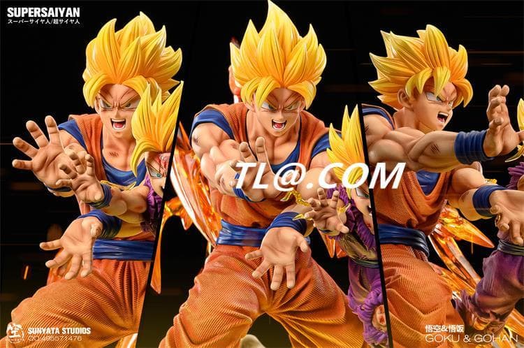 新品未開封『ドラコンボール』 　親子かめはめ波セット　ガレージキット スタチュー