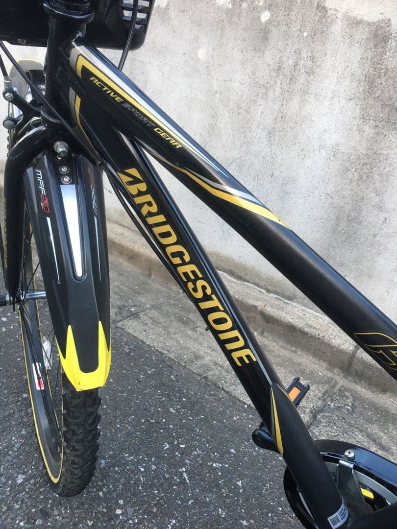 整備済 マウンテンバイク 自転車 子供 黒 ブラック26インチ 美品 綺麗 美品