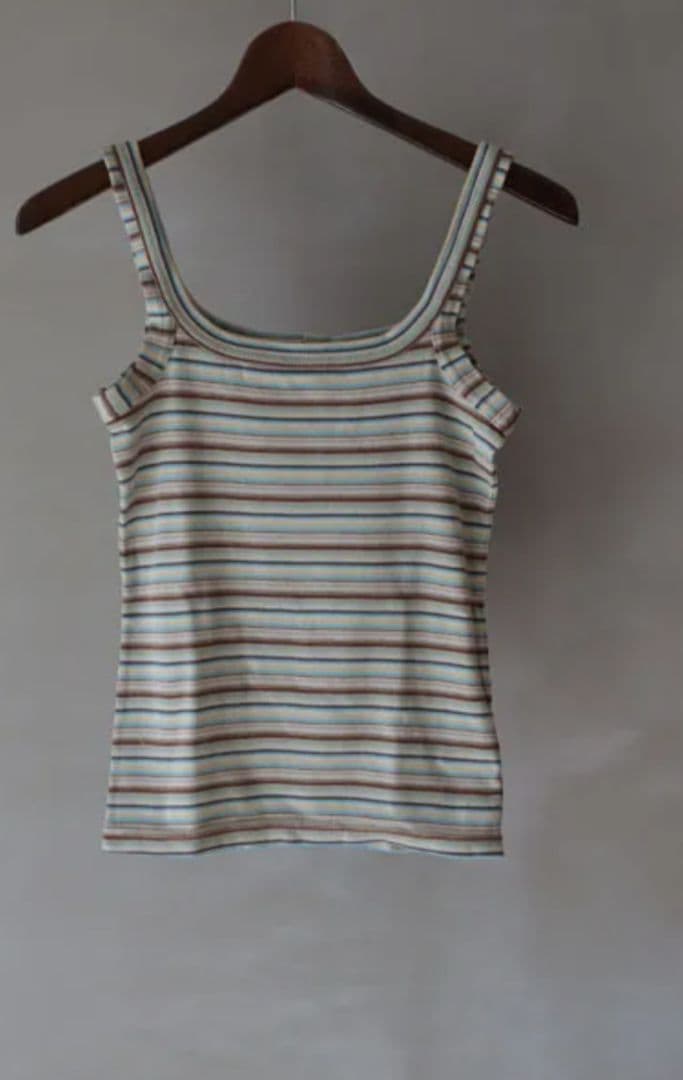 fumika uchidaマルチボーダーキャミソール