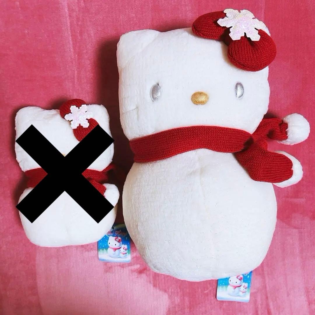 希少レア　ハローキティ　雪だるま　日本限定　2000年製 サンリオ　平成レトロ