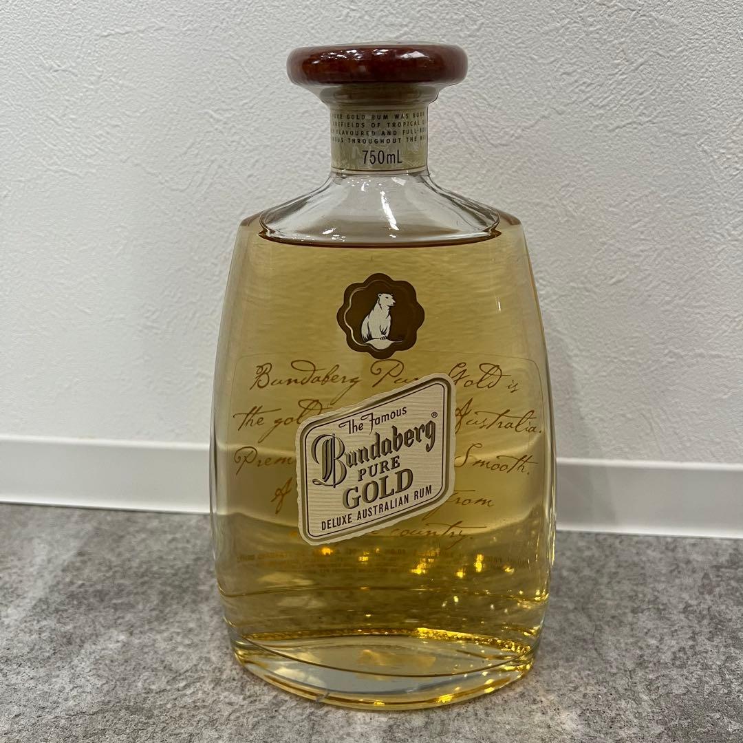 未開栓 希少品 Bundaberg Pure Gold 750ml ラム酒 古酒