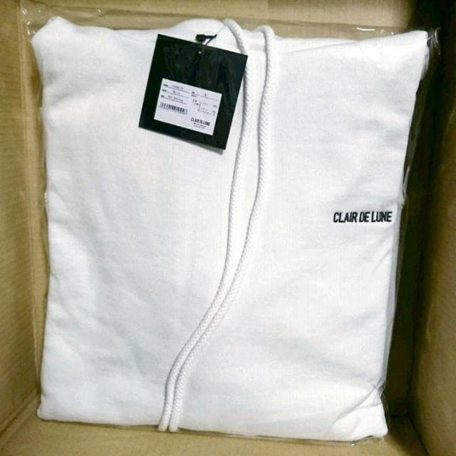 【新品】CLAIR DE LUNE Hoodie 白 Mサイズ 登坂広臣
