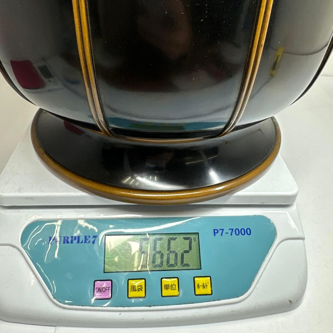 金谷五郎三郎　黒唐銅蓮萌式火鉢　共箱　トトサカ　東さ7-0421☆2F