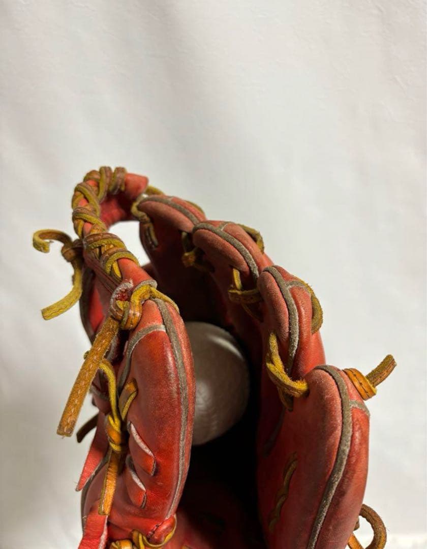 JUNKEI 硬式内野手用グローブ オレンジ