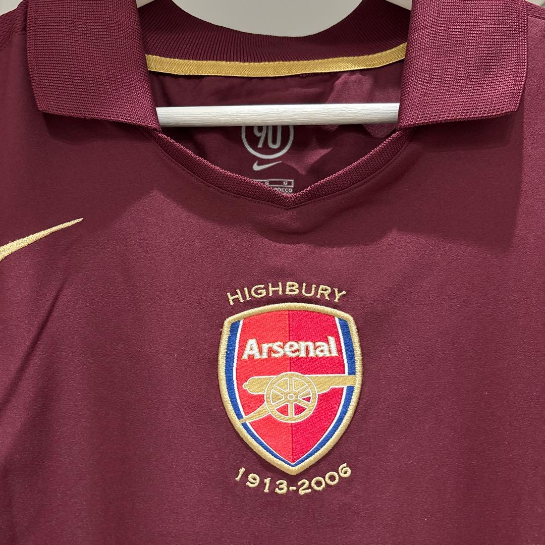 国内正規品　ハイバリー　アーセナル 2005 アンリ　14 ホーム　ユニフォーム