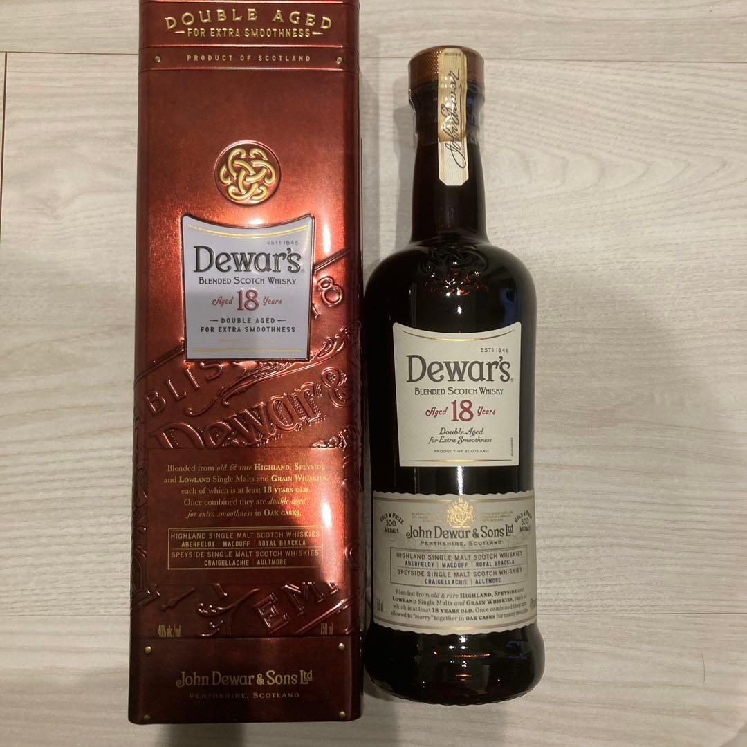 デュワーズ18年（Dewar's 18 Years ）　 750ml 未開封新品