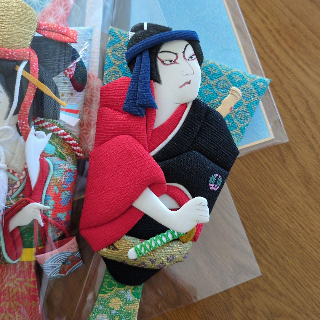 むくたん　ハンドメイド和紙押し絵、ミニ羽子板（8点）