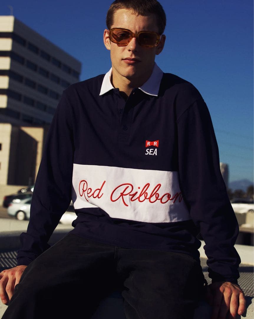 【希少】WINDANDSEA×ドラゴンボールコラボ　ポロシャツ　ラガーシャツ人気