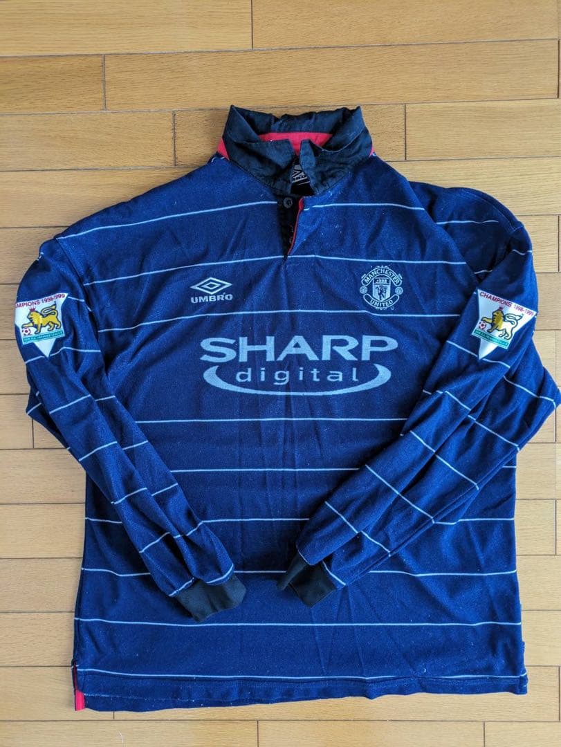 99/00マンチェスターユナイテッド　ユニフォームXL