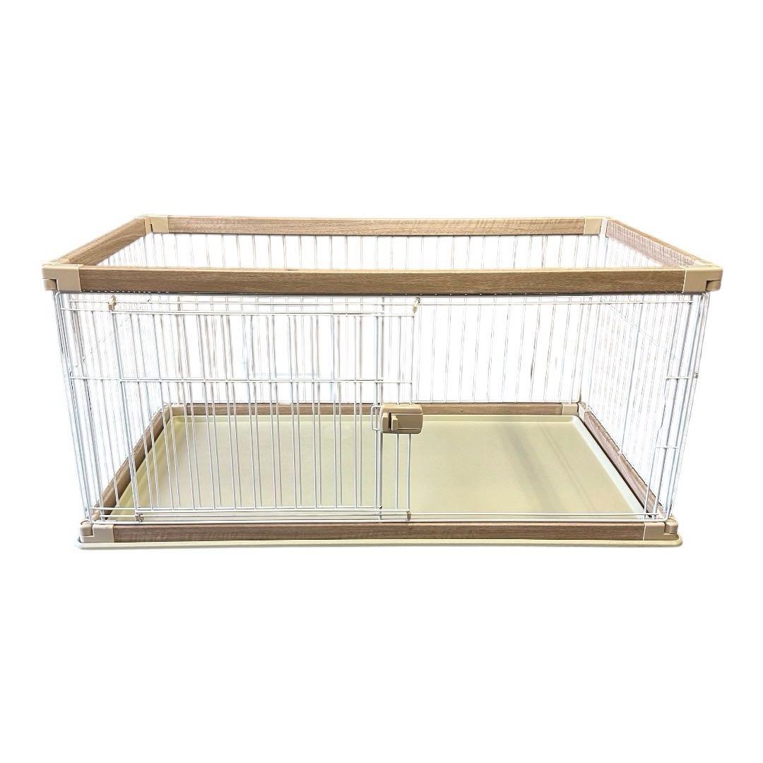 アイリスオーヤマ ウッディサークル ロータイプ PWSR-1260LV 小型犬用