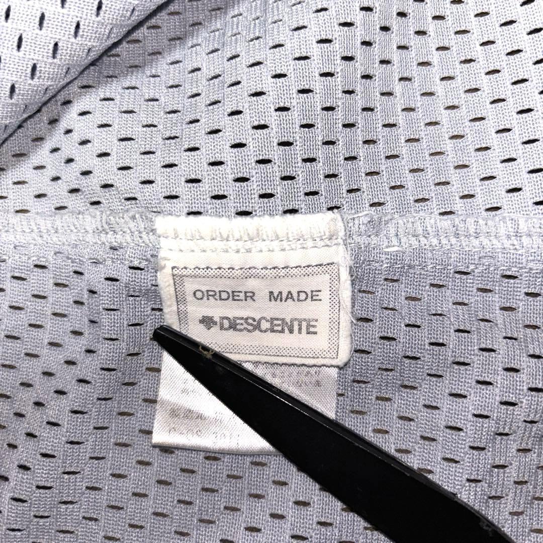 【社会人野球】鹿島 カシマ 野球部 支給 ユニフォーム グレー 美品 デサント