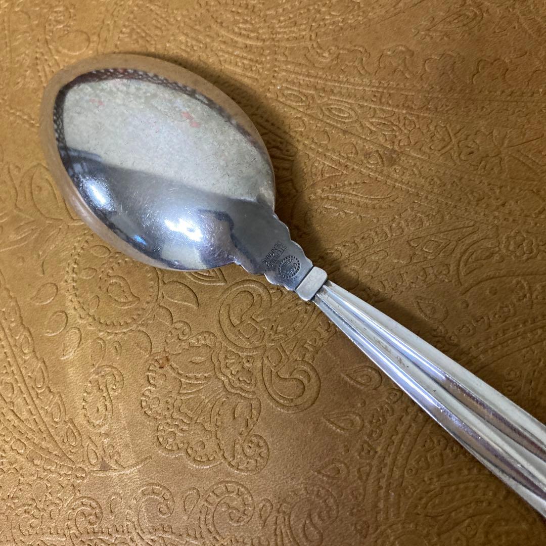 【ジョージジェンセン】純銀/約120g ディナースプーン 2点【エコーン】