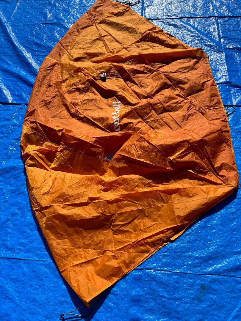 【試し張りのみ】モンベル クロノスドーム1 オレンジ