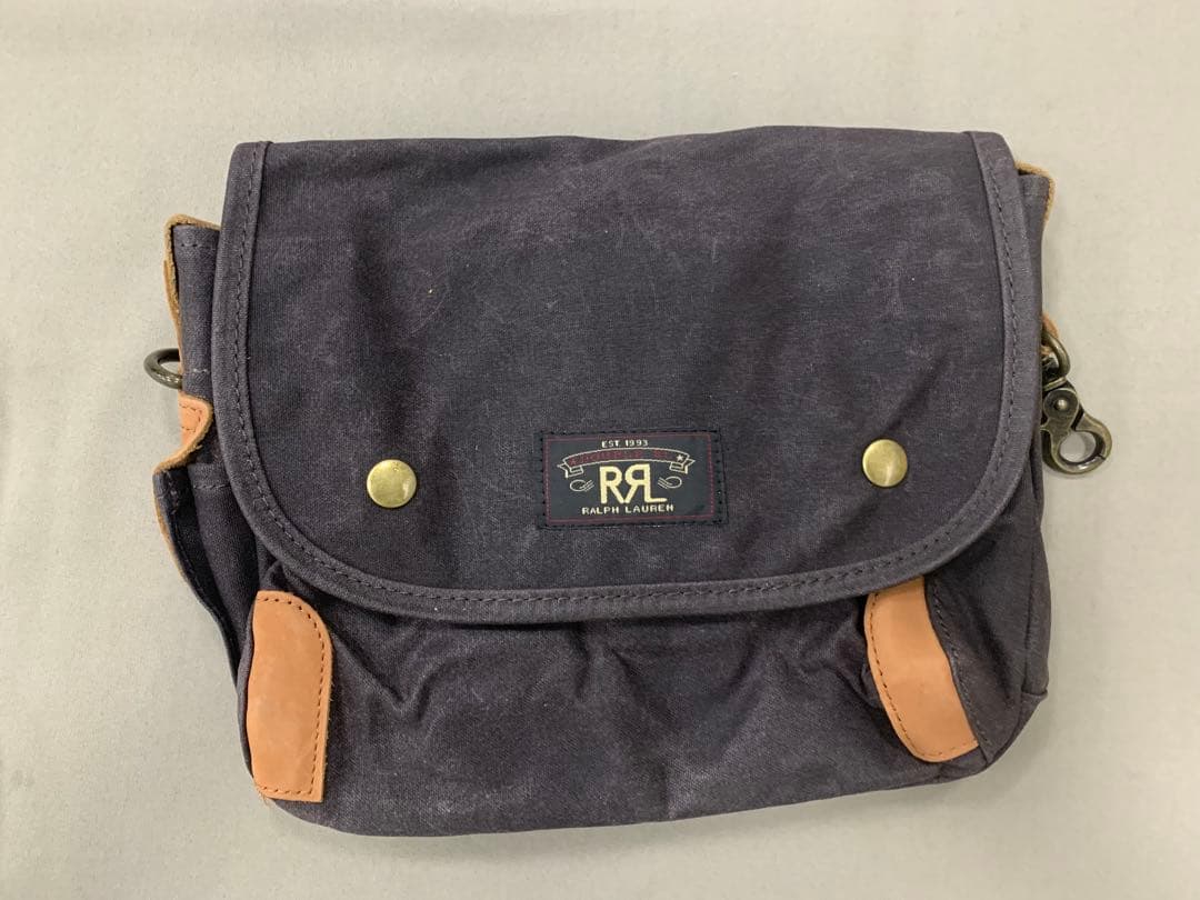 と*る様 美品RRLヴィンテージ キャンバス ショルダーバッグ