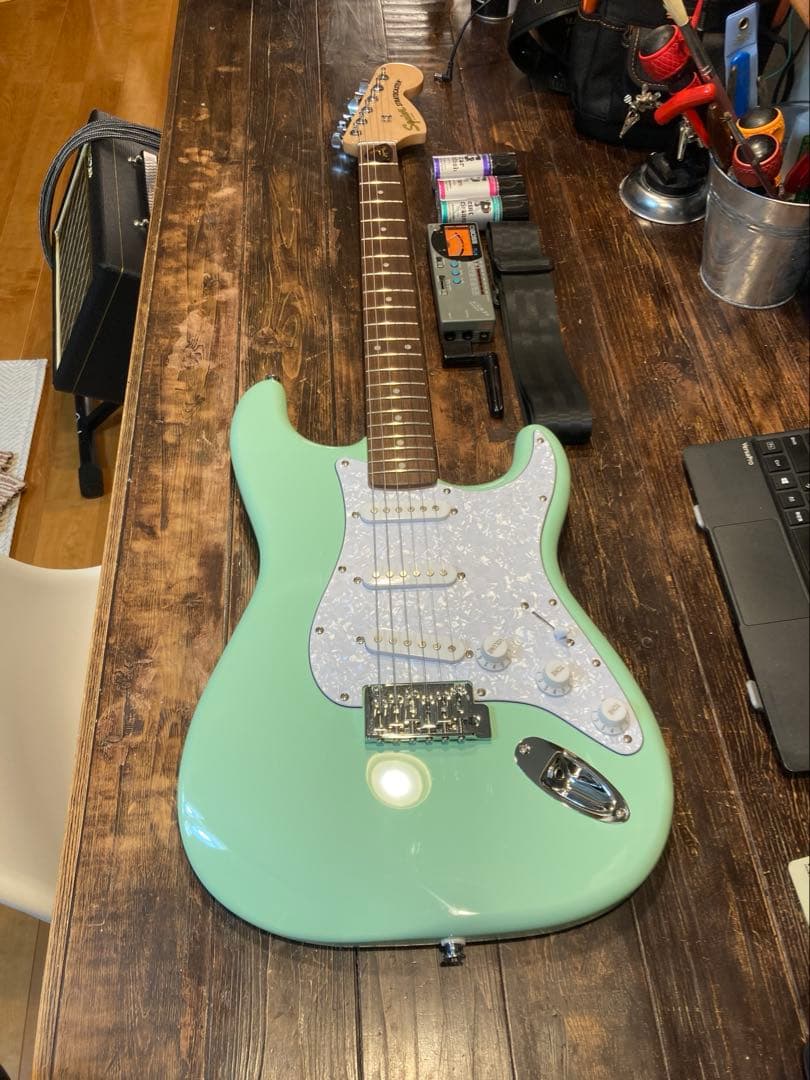 限定カラー　スクワイヤー　アフィニティ　サーフグリーン