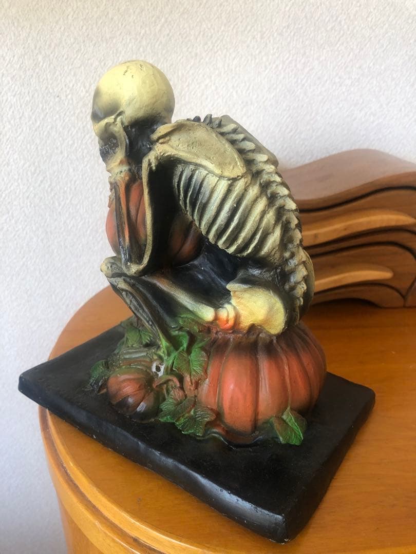 ビンテージ　スカル　髑髏　骸骨　ハロウィン　死神　50s モンスター　レトロ