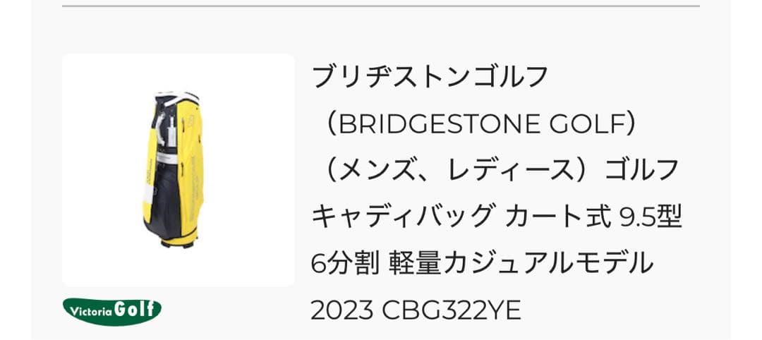 BRIDGESTONE 軽量アルミフレーム キャディバッグ