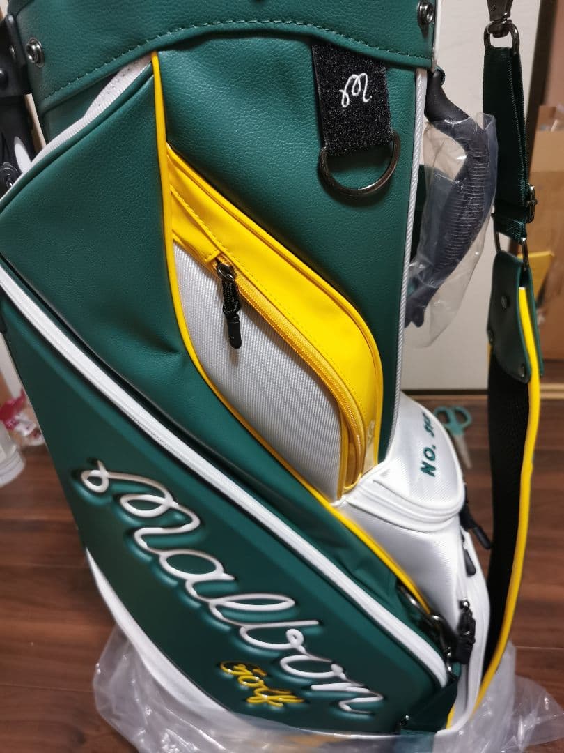 Mマルボン キャディバッグ スタンドゴルフバッグ 新品 キャディバッグ グリーン