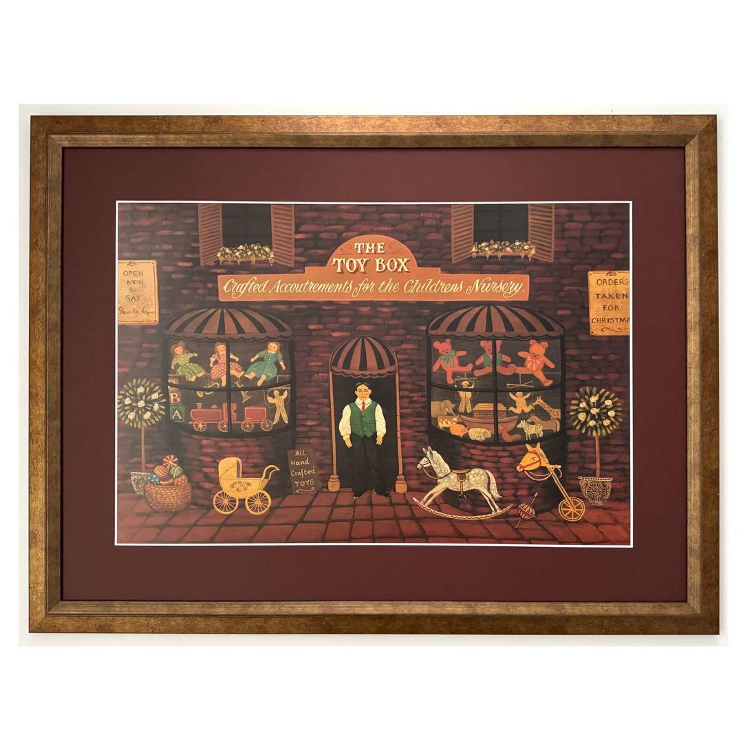 アンティーク おもちゃ屋 レトロ ポスター （大）絵画 （A）