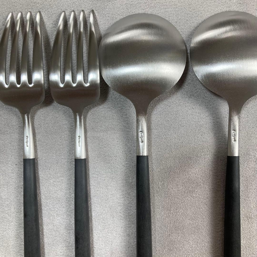 CUTIPOL クチポール ブラック GOA ゴア カトラリー8本セット