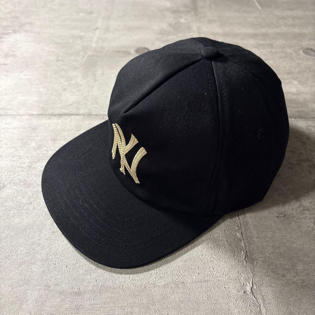 MONDAYSUCK YANKEES キャップ ブラック 刺繍ロゴ NY