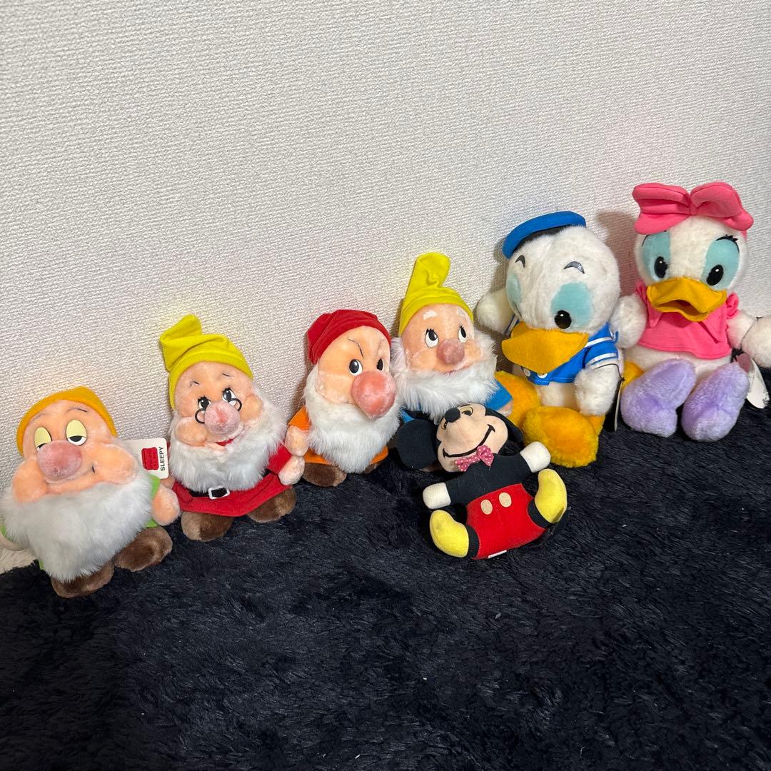 タグ付き レア! ビンテージ ディズニー ぬいぐるみセット フィギュア