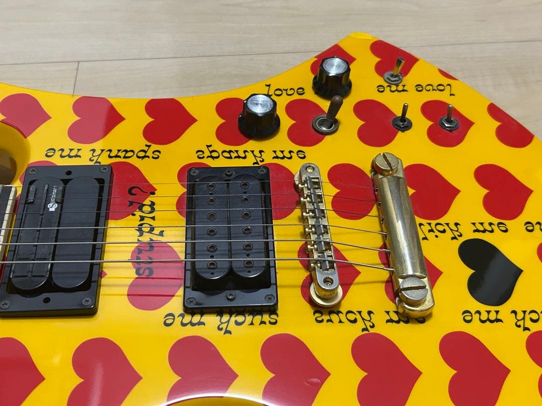 大幅値下げBurny MG-145／イエローハート／FERNANDES／hide