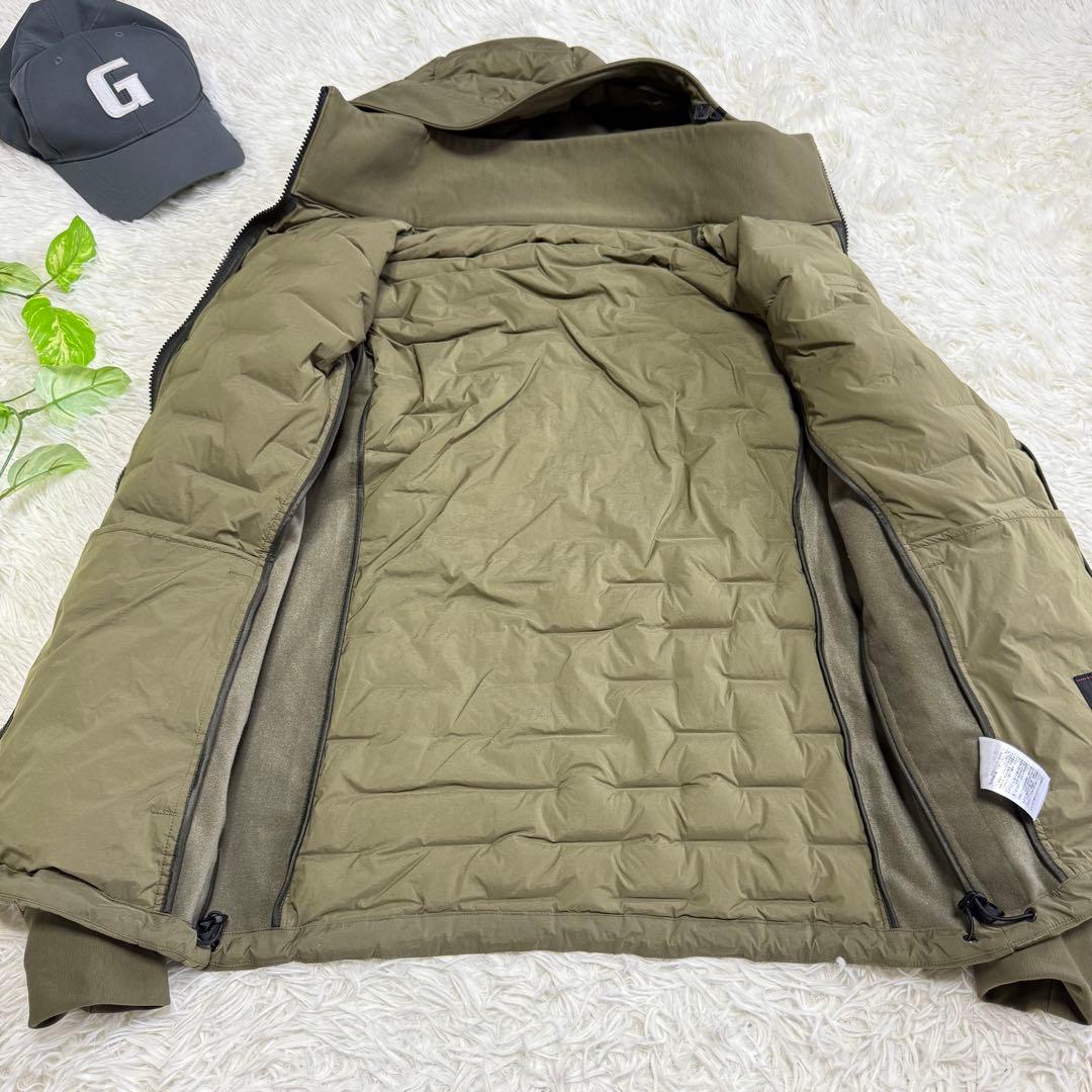 【ブリーフィングゴルフ】美品 ハイブリッドダウンパーカー Lサイズ メンズ