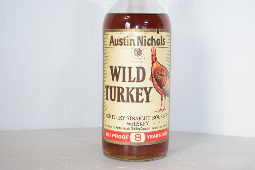 未開栓 ワイルドターキー 旧ボトル 8年 アメリカバーボン　750ml