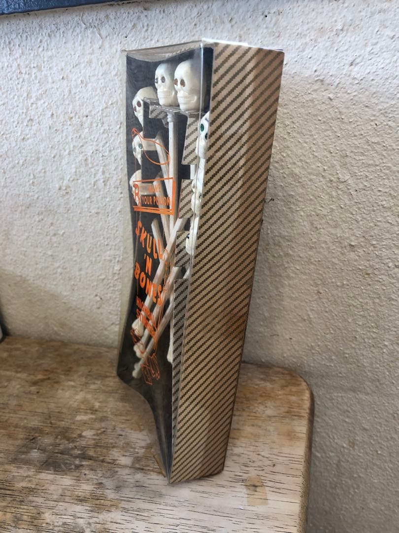 ビンテージ50s スカル　髑髏　骸骨　ネイバーフッド　ミッドセンチュリー　レトロ