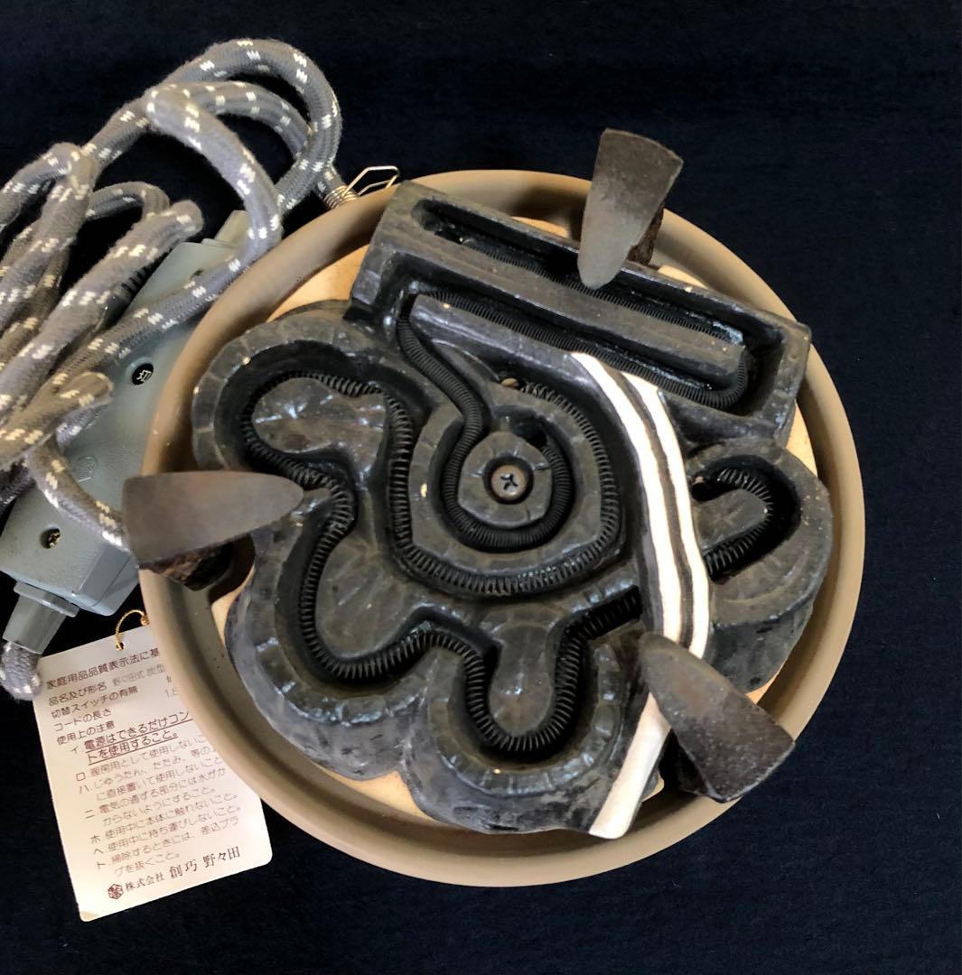 《R》茶道具 野々田商店 炭型ヒーター A 元箱　1f